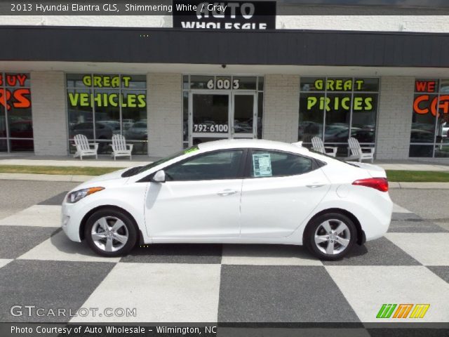 2013 Hyundai Elantra GLS in Shimmering White