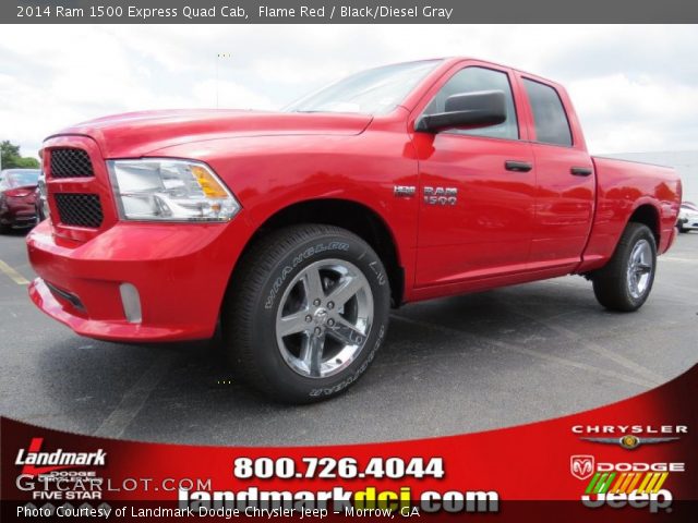 2014 Ram 1500 Express Quad Cab in Flame Red