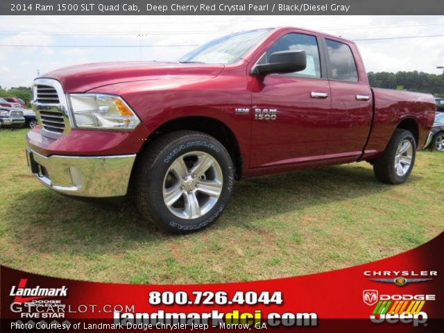 2014 Ram 1500 SLT Quad Cab in Deep Cherry Red Crystal Pearl