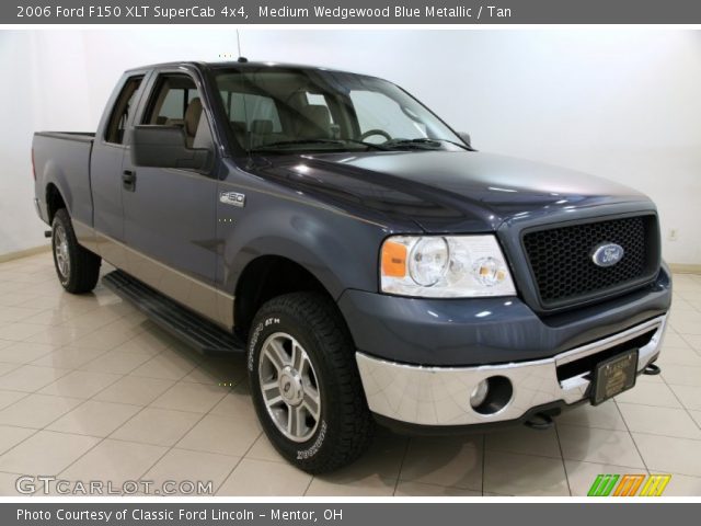 2006 Ford F150 XLT SuperCab 4x4 in Medium Wedgewood Blue Metallic