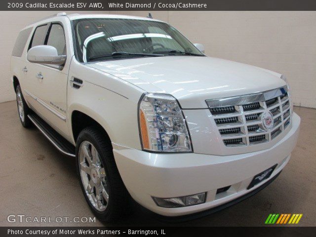 2009 Cadillac Escalade ESV AWD in White Diamond