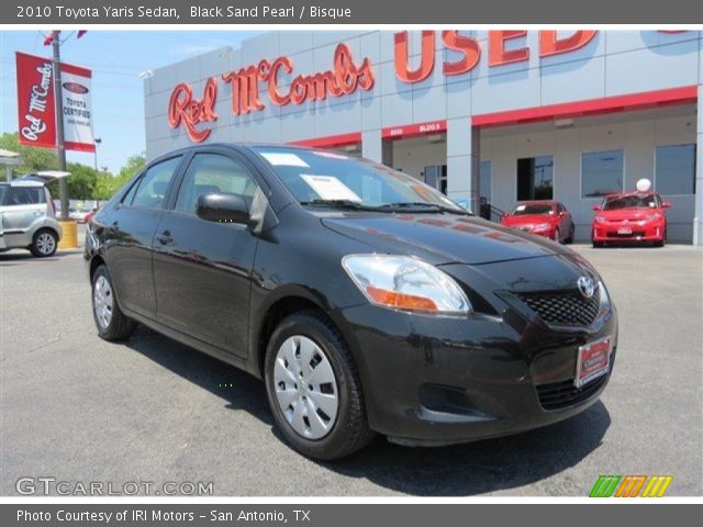2010 Toyota Yaris Sedan in Black Sand Pearl