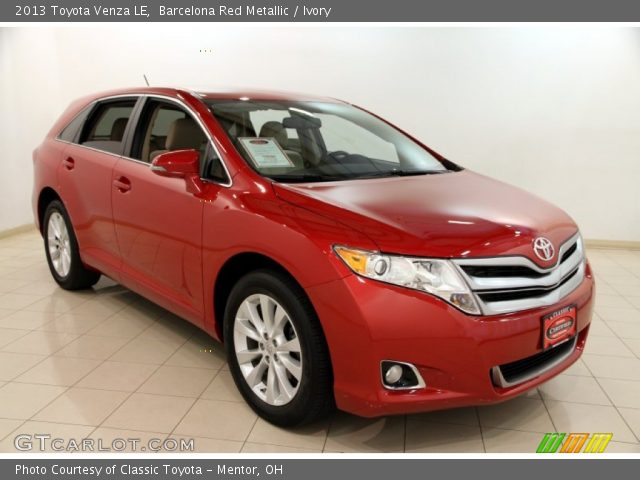 2013 Toyota Venza LE in Barcelona Red Metallic