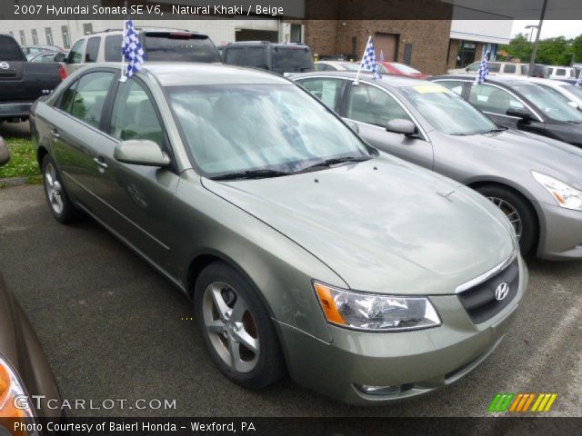 2007 Hyundai Sonata SE V6 in Natural Khaki