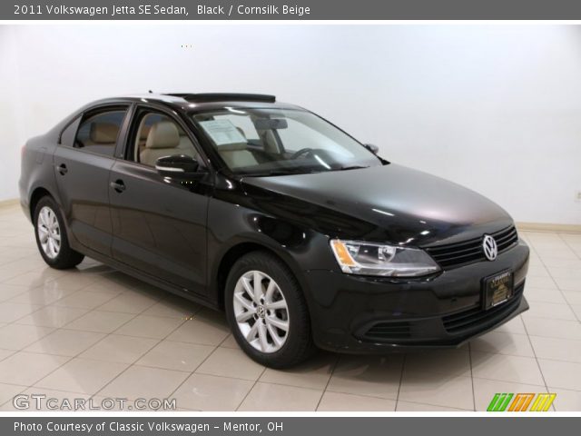 2011 Volkswagen Jetta SE Sedan in Black