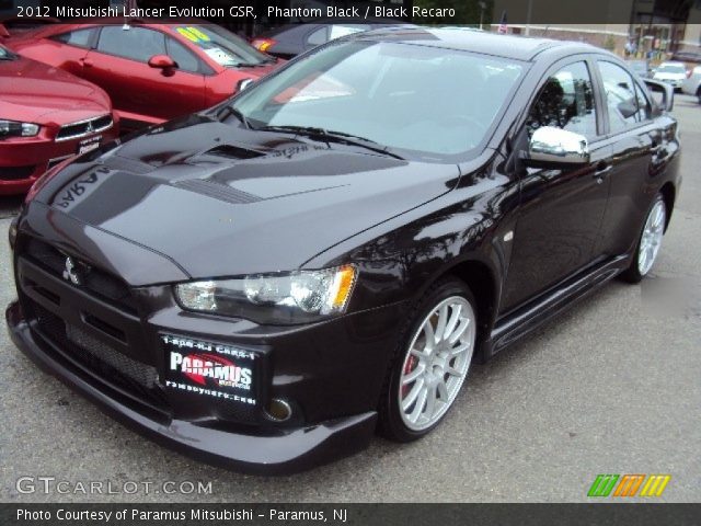 2012 Mitsubishi Lancer Evolution GSR in Phantom Black