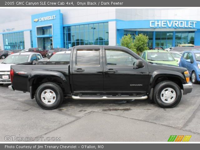 2005 GMC Canyon SLE Crew Cab 4x4 in Onyx Black
