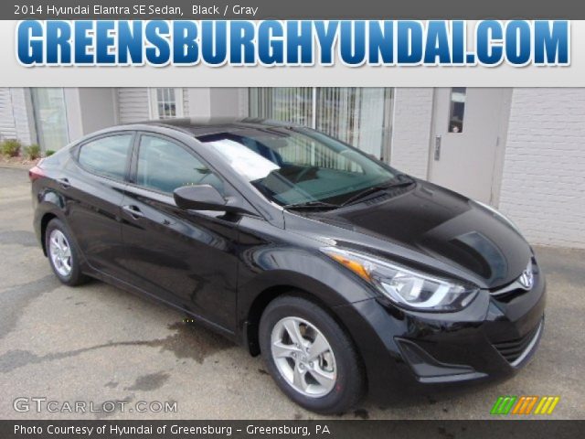 2014 Hyundai Elantra SE Sedan in Black