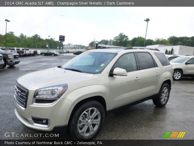 2014 GMC Acadia SLT AWD in Champagne Silver Metallic