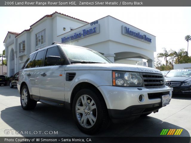 2006 Land Rover Range Rover Sport HSE in Zambezi Silver Metallic