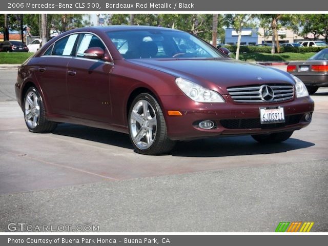 2006 Mercedes-Benz CLS 500 in Bordeaux Red Metallic