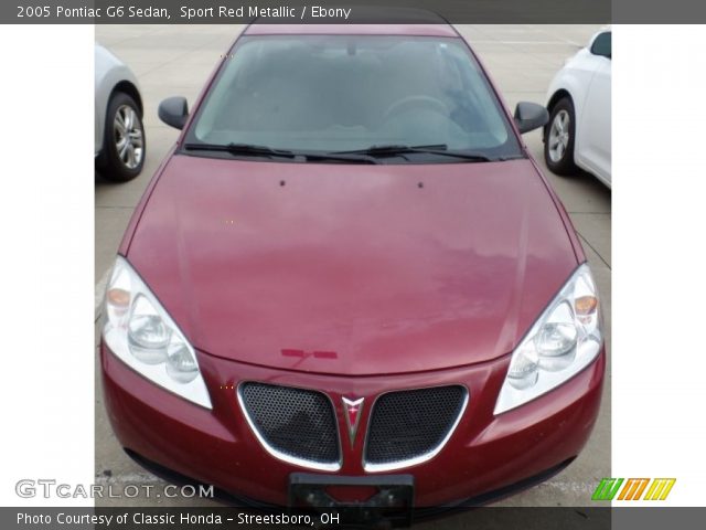 2005 Pontiac G6 Sedan in Sport Red Metallic