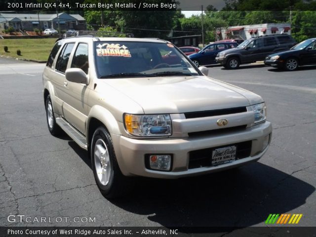 2001 Infiniti QX4 4x4 in Tuscan Beige Metallic