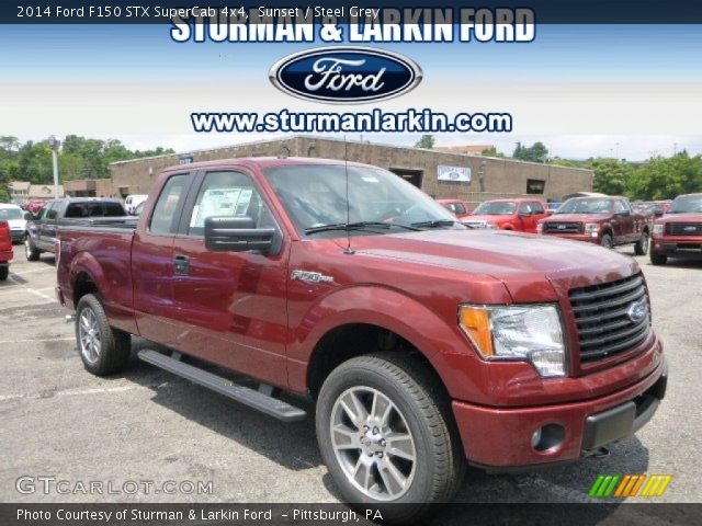 2014 Ford F150 STX SuperCab 4x4 in Sunset