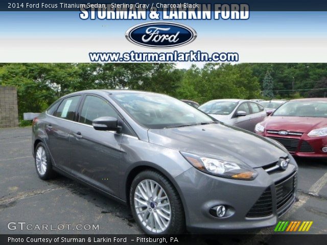 2014 Ford Focus Titanium Sedan in Sterling Gray