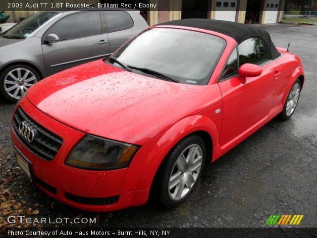 2003 Audi TT 1.8T Roadster in Brilliant Red