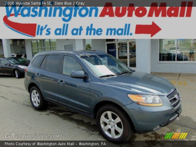 2008 Hyundai Santa Fe SE in Slate Blue