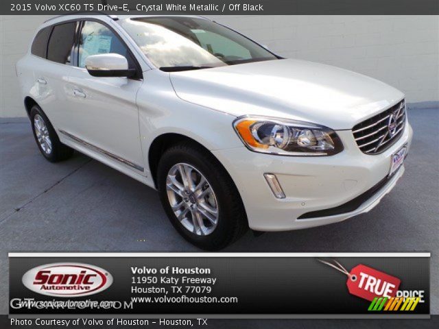 2015 Volvo XC60 T5 Drive-E in Crystal White Metallic