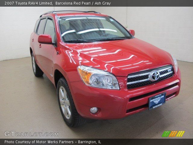 2007 Toyota RAV4 Limited in Barcelona Red Pearl