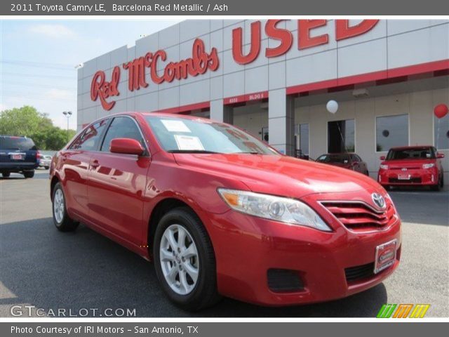 2011 Toyota Camry LE in Barcelona Red Metallic
