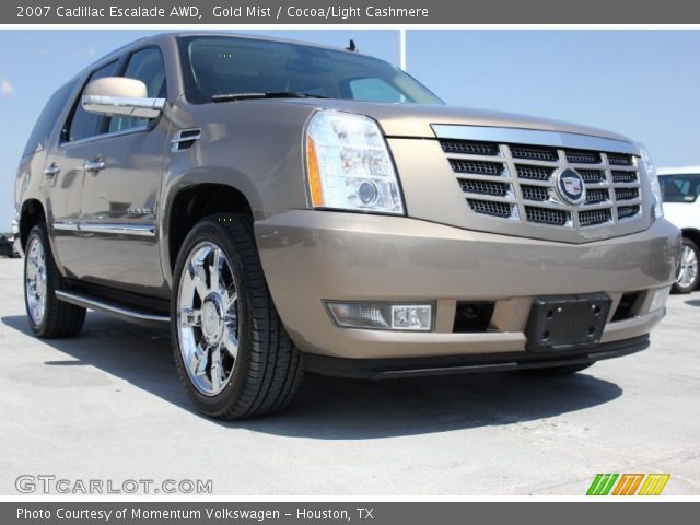 2007 Cadillac Escalade AWD in Gold Mist