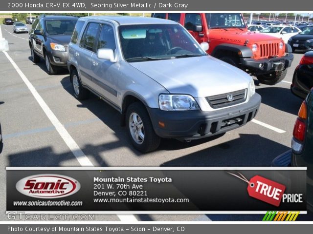 2000 Honda CR-V EX 4WD in Sebring Silver Metallic