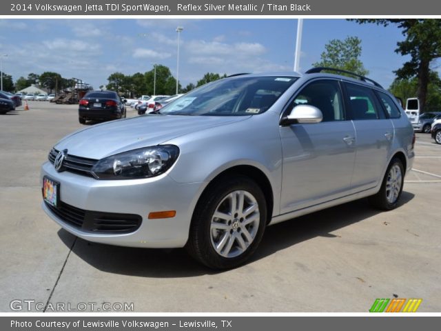 2014 Volkswagen Jetta TDI SportWagen in Reflex Silver Metallic