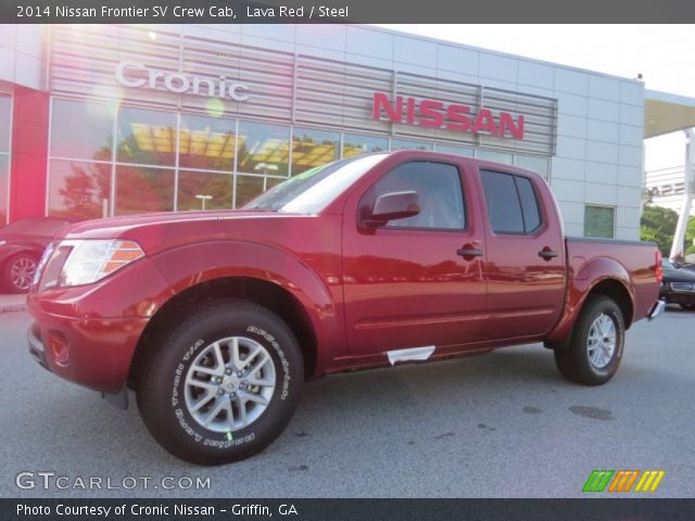 2014 Nissan Frontier SV Crew Cab in Lava Red