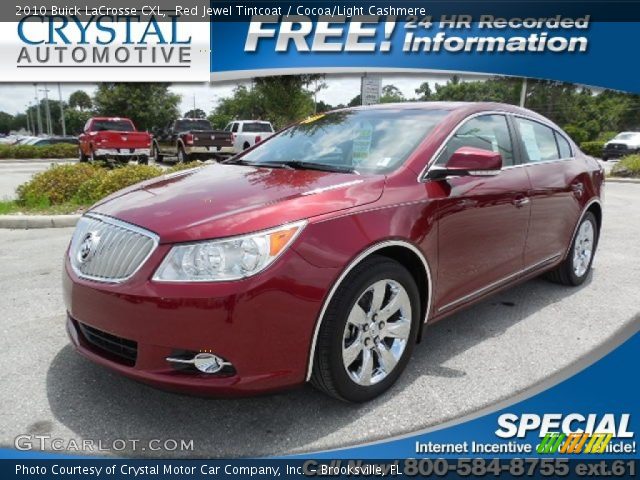 2010 Buick LaCrosse CXL in Red Jewel Tintcoat