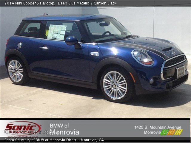 2014 Mini Cooper S Hardtop in Deep Blue Metallic