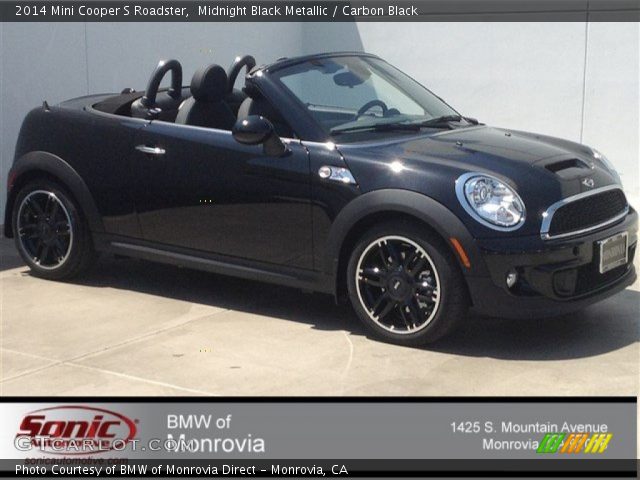 2014 Mini Cooper S Roadster in Midnight Black Metallic