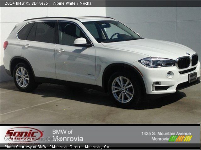 2014 BMW X5 sDrive35i in Alpine White