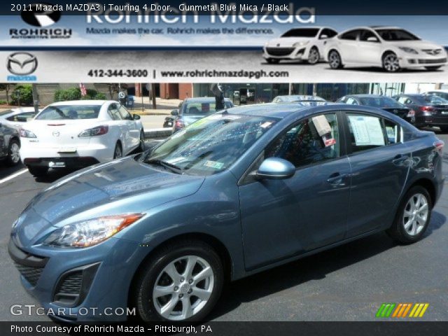 2011 Mazda MAZDA3 i Touring 4 Door in Gunmetal Blue Mica