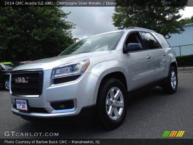 2014 GMC Acadia SLE AWD in Champagne Silver Metallic