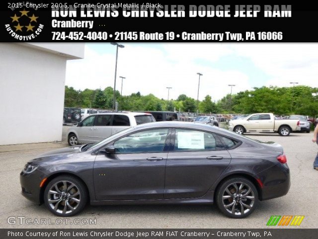 2015 Chrysler 200 S in Granite Crystal Metallic