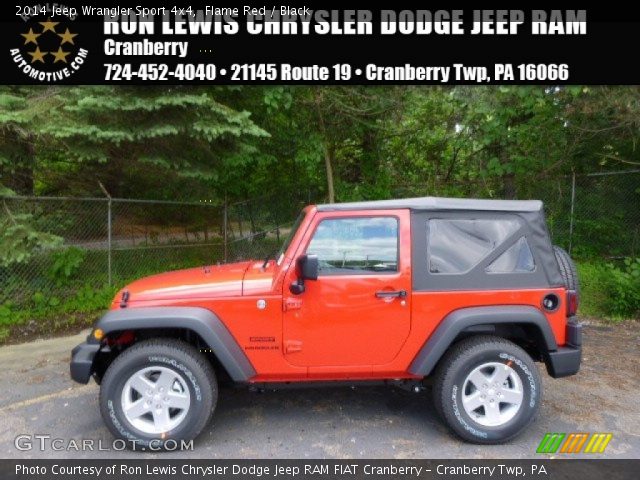 2014 Jeep Wrangler Sport 4x4 in Flame Red