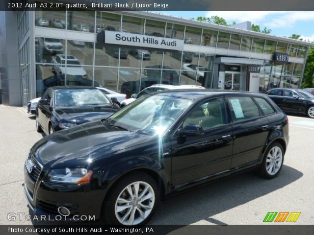 2012 Audi A3 2.0T quattro in Brilliant Black