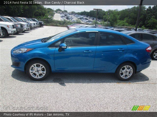 2014 Ford Fiesta SE Sedan in Blue Candy