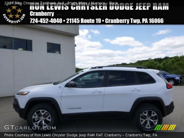 2014 Jeep Cherokee Trailhawk 4x4 in Bright White