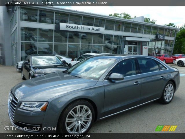 2015 Audi A8 L 4.0T quattro in Monsoon Gray Metallic