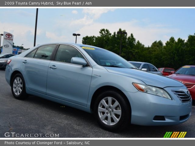 2009 Toyota Camry Hybrid in Sky Blue Pearl