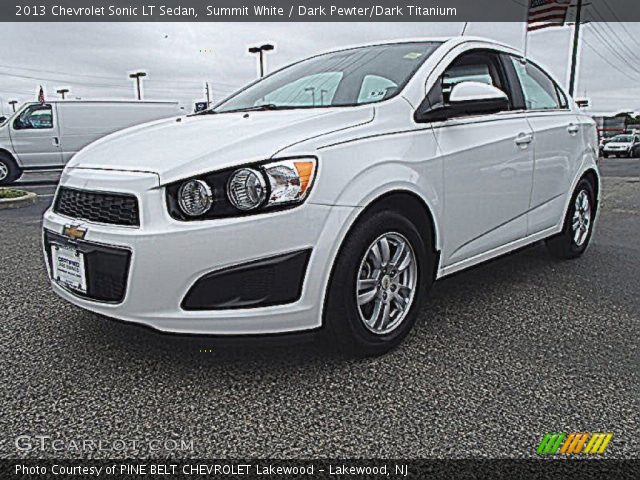 2013 Chevrolet Sonic LT Sedan in Summit White