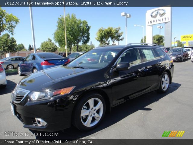 2012 Acura TSX Technology Sport Wagon in Crystal Black Pearl