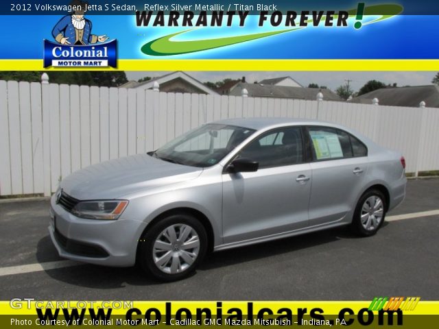 2012 Volkswagen Jetta S Sedan in Reflex Silver Metallic