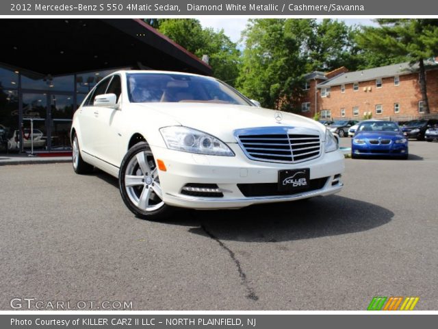 2012 Mercedes-Benz S 550 4Matic Sedan in Diamond White Metallic