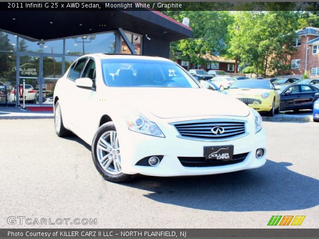 2011 Infiniti G 25 x AWD Sedan in Moonlight White