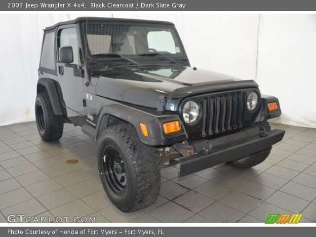 2003 Jeep Wrangler X 4x4 in Black Clearcoat