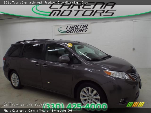 2011 Toyota Sienna Limited in Predawn Gray Mica
