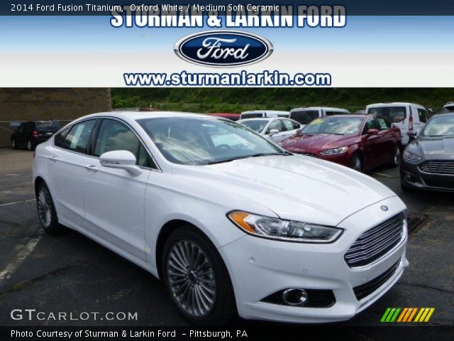 2014 Ford Fusion Titanium in Oxford White