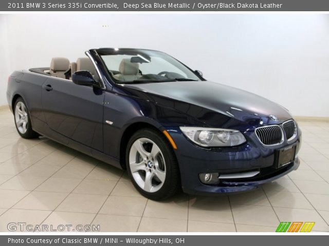 2011 BMW 3 Series 335i Convertible in Deep Sea Blue Metallic